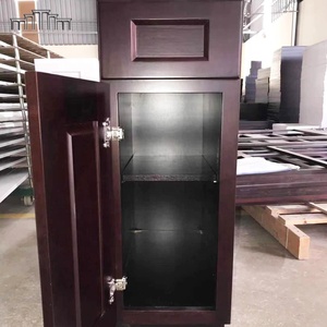 Usine Production automatique vente en gros modulaire bois massif MDF cybergrey Navy Blue Paint cuisine armoires unité meubles modernes - Product Image 5