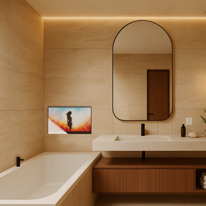 Soulaca 24 pulgadas Espejo Smart TV para Baño Impermeable webOS Televisión <span class=keywords><strong>Net</strong></span>-flix Prime Video Compatible - Product Image 6