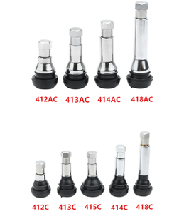 Valvole per Pneumatici Tubeless Auto <span class=keywords><strong>TR</strong></span> 412c/413c/414c, Valvole in Gomma a Inserimento Rapido per Pneumatici Senza Camera d'Aria - Product Image 1