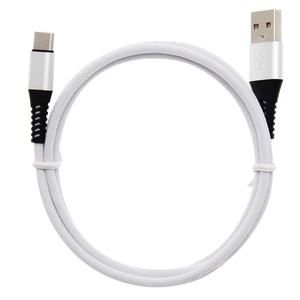 Câble de données USB type-c en Nylon de 1m pour recharge <span class=keywords><strong>rapide</strong></span>, cordon USB-C pour téléphone portable, compatible avec Samsung Xiaomi Redmi Note 7, USB-C - Product Image 4