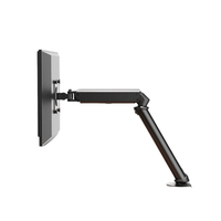 Bras mécanique réglable en hauteur pour moniteur, compatible avec les écrans de 17 à 32 pouces, support de montage rétractable pour écran d'ordinateur de bureau