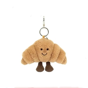 Jellycat Llavero Colgante Oso Barcelona Estilo Bolso Berenjena, Juguetes de Peluche Súper Suaves, Muñeco de Algodón PP, Unisex, 11-30cm, Fiesta - Product Image 4