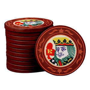 Fichas de póquer Kings coleccionables con diseño de corona de cerámica con núcleo de Metal de arcilla de lujo para colecciones de salas VIP - Product Image 5