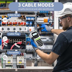 H1100 Xách Tay Cầm Tay Máy Sản Xuất Nhãn Không Thấm Nước 12Mm Nhiều Lớp Băng Đa-Phông Chữ Không Có Chữ Máy In Nhãn Dây - Product Image 6