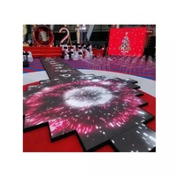 Pantalla LED de Piso Interior Vcore de Nuevo Diseño a Todo Color P3.91 de 500*500 mm, Baldosas LED para Pista de Baile, Pantalla LED Interior para Clubes de DJ