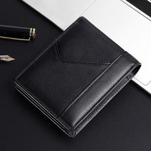 Everyday Use Vintage Oil Wax Cowhide <b>RFID</b> Anti-Magnetic Anti-Theft European and American Genuine Leather Men's <b>Wallet</b> - Product Image 2