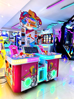 Jeu de frappe interactif pour 2 joueurs pour enfants, machine d'arcade à monnayeur Star Hit, jeu Whack Mole pour enfants en anglais