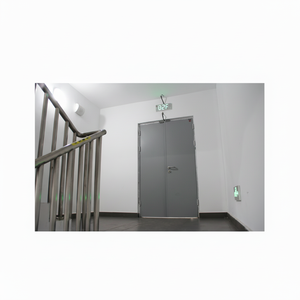 Para puerta cortafuegos de metal certificada por UL Entrada de acero antirrobo para escuelas y aulas Superficie acabada de diseño moderno - Product Image 1