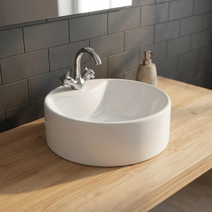 Lavabo encastré de luxe moderne en céramique de haute qualité pour lavabo de salle de bain d'hôtel design rectangulaire avec égouttoir - Product Image 2