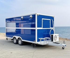 13ft đường phố nhà bếp phục vụ di động Snack kiosk thực phẩm bán hàng tự động giỏ hàng thực phẩm Trailer - Product Image 2