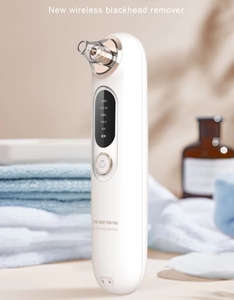 Portable USB Rechargeable LED Vacuum Blackhead Remover 4 Suction Heads Acne <b>Pore</b> Deep <b>Cleaner</b> - Product Image 2