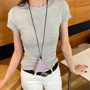 Vendita in fabbrica Mini portamonete portachiavi borsa portachiavi Logo personalizzato Mini borsa con cinturino - Product Image 5