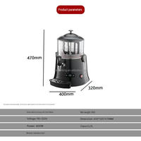 Distributeur de boissons chaudes multifonctionnel commercial : machine à chocolat chaud, chauffe-lait, café et thé avec robinet