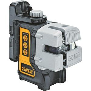 Niveau laser DeWalt 360 degrés auto-nivelant avec ligne croisée et point plomb pour utilisation intérieure et extérieure - Product Image 1