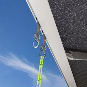 Ganchos para toldo de camping en forma de S, clips para colgar tiendas de campaña, colgadores de luces con agujeros para accesorios de caravanas - Product Image 4