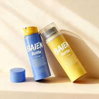 Bouteille à pompe sans air en plastique crème blanche de 50ml Bouteille à pompe sans air de 30ml 80ml Bouteille sans air de 100 ml Pp à vendre