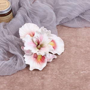 Cabeza de Flor de Iris de Seda Artificial, Caja de Regalo Floral, Decoración Suave para Salón de Bodas y Pascua, Arreglo Floral, Atrezzo para Fotografía, Decoración de Pasteles - Product Image 6