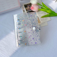 Reliure pour cartes photo Kpop de haute qualité en PVC et PP, personnalisée coréenne, 6 anneaux, format A7, mini album photo de poche