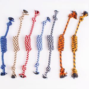 Giocattoli Interattivi in Corda di Cotone per Animali Domestici, Giochi per Tiro alla Fune e Dentizione per Cani Piccoli, Medi e Grandi, Design Assortiti - Product Image 4