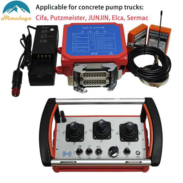 Wholesale HBC IP65 Waterproof Rechargeable Wireless Remote Control for Concrete Pump Truck Cifa Putzmeister JUNJIN