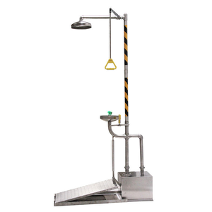 Ducha <span class=keywords><strong>DE</strong></span> SEGURIDAD <span class=keywords><strong>DE</strong></span> <span class=keywords><strong>EMERGENCIA</strong></span> autodrenante para exteriores y función anticongelante para lavado <span class=keywords><strong>de</strong></span> ojos/cara - Product Image 3