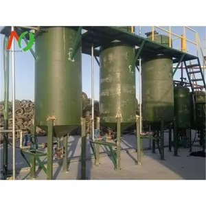 pyrolysis oil to diesel chemical distillation plant for waste crude oil refinery distillation plant