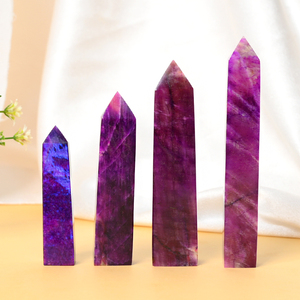 Whosale High Quality Natural Healing Stone Hand Polished Moonstone Point for Home Decoration - Product Image 5