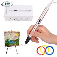 Stylo 3D Jer personnalisé en usine, certifié CE FCC RoHS, filament PLA 1,75 mm pour la fabrication, le bricolage et la réparation, stylo d'impression 3D le plus fin