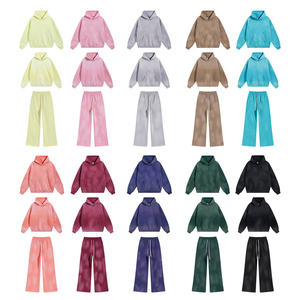 คอลเลคชั่นใหม่2025ฤดูใบไม้ร่วง/ฤดูหนาวคุณภาพสูงเสื้อฮู้ดซักกรดปรับแต่งโลโก้ได้พิมพ์ลายวิน<span class=keywords><strong>เท</strong></span><span class=keywords><strong>จ</strong></span>ลำลองโอเวอร์ไซส์มีฮู้ด - Product Image 4