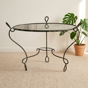Mesa de centro de metal de diseño único de latón AK con mesa de centro interior tradicional con acabado antiguo para muebles de restaurante - Product Image 1