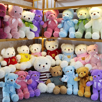 Top 7-10cm 60 styles d'animaux en peluche mignons en forme d'ours, mini peluches, cadeau de mariage, porte-clés en gros, coton PP super doux, unisexe, sous vide