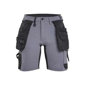 BLAKLADER - 712416459699C48 <b>Women</b>’s Craftsman <b>shorts</b> 4-way stretch Mid <b>grey</b>/Black - EAN 7330509922590 WORK TROUSERS WORK <b>SHORTS</b> - Product Image 3