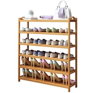 Zapatero de almacenamiento multicapa simple <span class=keywords><strong>para</strong></span> puerta interior, <span class=keywords><strong>estante</strong></span> de madera maciza <span class=keywords><strong>para</strong></span> salón - Product Image 1