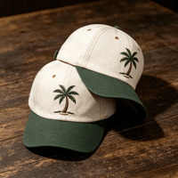 Casquettes de baseball unisexe vintage vierges non structurées avec logo en patch de caoutchouc personnalisé, pour les vacances en bord de mer, la randonnée et les activités de plein air, fourniture directe usine