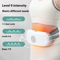Ceinture abdominale chauffante électrique à haute fréquence pour le ventre, thérapie thermique abdominale, ceinture amincissante pour la taille, masseur corporel portable avec minuterie
