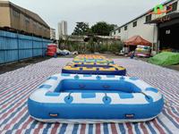 Plateforme flottante gonflable en PVC pour activités de détente aquatique