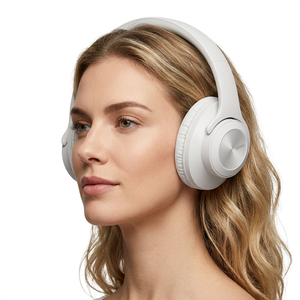 Auriculares Inalámbricos DOQAUS Over-Ear 5.3 ANC con Control Táctil y Sonido Hi-Fi, Blancos - Product Image 2