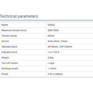 <span class=keywords><strong>Tester</strong></span> daya perekat keling detektor tarik Manual operasi beton - Product Image 5