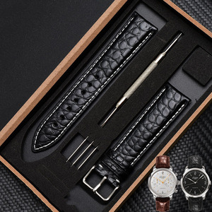 Cinturino in vera pelle di alligatore marrone di alta qualità per orologi in vera pelle di <span class=keywords><strong>coccodrillo</strong></span> di lusso cinturino in pelle di <span class=keywords><strong>coccodrillo</strong></span> 12 -- 24mm - Product Image 3