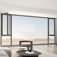 Portes et fenêtres en profilés aluminium à double vitrage, série Simple, certifiées CE