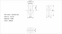 Clip de fixation universel pour tableau de bord avant, rivet en plastique pour l'assemblage du tableau de bord automobile