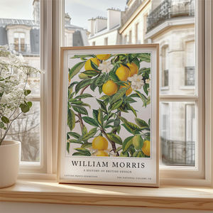 HAOWAI OEM/ODM William Morris Lemon Tree decoración lienzo pared arte botánico fruta exposición pared decoración póster pinturas pared artes - Product Image 4