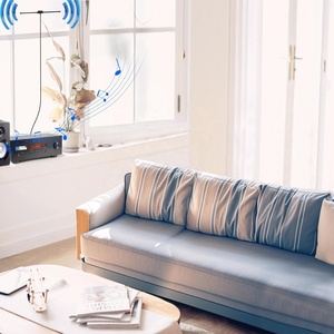 <span class=keywords><strong>Antenne</strong></span> FM haute sensibilité pour récepteur stéréo intérieur, améliore le signal radio FM pour radio de table - Product Image 6