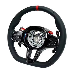 Volante Deportivo de Cuero y Fibra de Carbono para Modelos <span class=keywords><strong>BMW</strong></span> CS M3, M4, M5, M6, X3-<span class=keywords><strong>X8</strong></span>, G01-G82 - Product Image 6