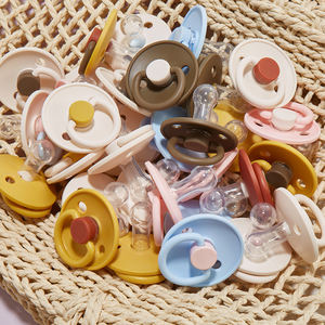 Sucette Bébé en Silicone Sans BPA de Qualité Alimentaire avec Poignée, Débit Variable, pour Apaiser et Aider au Sommeil, 0-12 Mois, Vente en Gros - Product Image 4