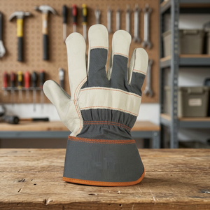 Cow Grain Safety Polyethylene Anti-static Touchscreen Rigger <b>Glove</b> with Safety Cuff for Both <b>Driver</b> and Industry - Product Image 1