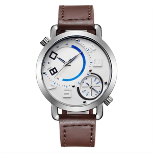 Orologio Meccanico Professionale <span class=keywords><strong>da</strong></span> Uomo con Doppio Movimento <span class=keywords><strong>al</strong></span> <span class=keywords><strong>Quarzo</strong></span> Giapponese, in Lega di Zinco, Impermeabile 30m, Elegante Orologio <span class=keywords><strong>da</strong></span> <span class=keywords><strong>Polso</strong></span> Business - Product Image 4
