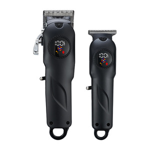 ชุดเครื่องเล็มผมและตัดผมไฟฟ้าแบบมืออาชีพชาร์จไฟได้สำหรับผู้ชาย - Product Image 4