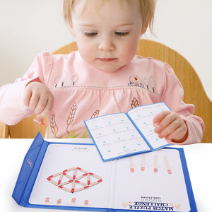 Gioco Educativo in Legno <span class=keywords><strong>con</strong></span> Magneti per Allenamento della Concentrazione, Puzzle per Pensiero Logico e Matematico, Unisex, Età 14+ - Product Image 1