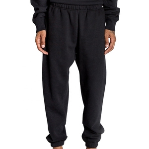Men's Oversize Custom Sweatpants Heavyweight French Terry <b>Elastic</b> Waist Closure Casual Style Featuring Stacked Cuffs for Women - Product Image 1